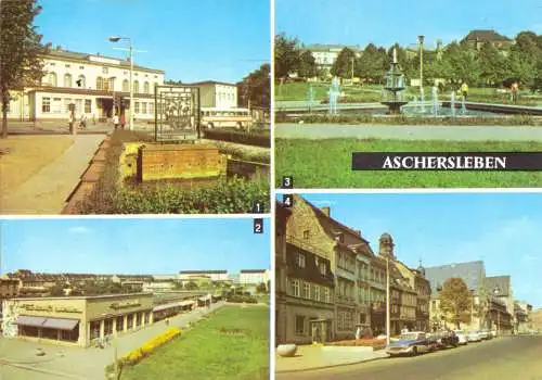 AK, Aschersleben, vier Abb., 1975
