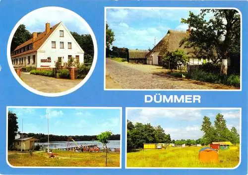 AK, Dümmer Kr. Schwerin, vier Abb., 1985