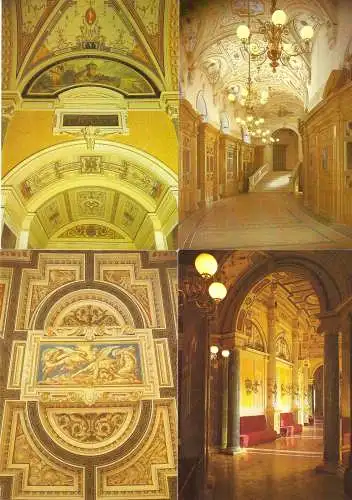 AK (10), Dresden, Semperoper, Details der Innenausstattung, 1988