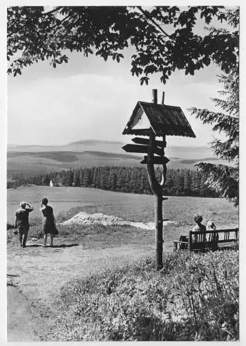 AK, Bärenstein Kr. Annaberg, Blick zum Fichtelberg, 1978
