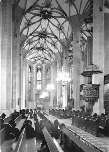AK, Annaberg - Buchholz, St. Annenkirche, Mittelschiff, 1983