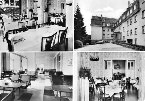 AK, Bad Salzhausen Oberhessen, "Ernst-Ludwig-Haus", vier Abb., 1972, SSt