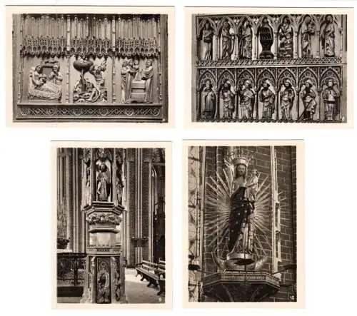 Mäppchen mit 10 kleinen Fotos, Bad Doberan, Klosterkirche, Format: 9 x 6,5 cm