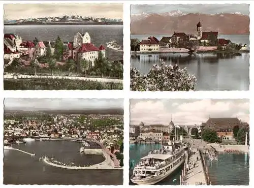 Mäppchen mit 10 kleinen Fotos, Rund um den Bodensee, Format: 9 x 6,5 cm
