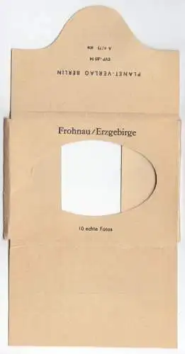 Mäppchen mit 10 Original-Fotos, Frohnau Erzgeb., 1975