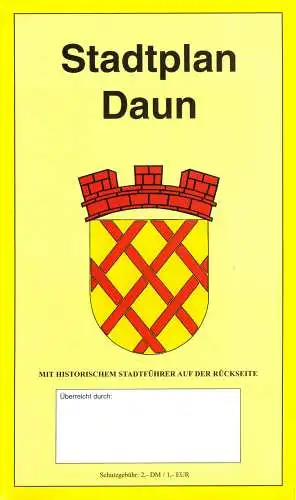 Stadtplan, Daun, um 2001