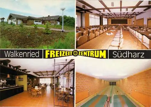 AK, Walkenried Südharz, Freizeitzentrum, vier Abb., um 1985