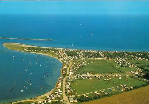 AK, Seekamp, Camping Seekamp a.d. Ostsee, Luftbildansicht, um 1980