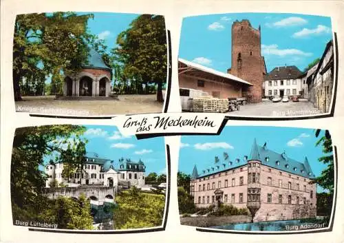 AK, Meckenheim, vier Abb., gestaltet, 1971