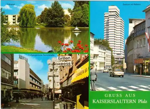 AK, Kaiserslautern, drei Abb., um 1985