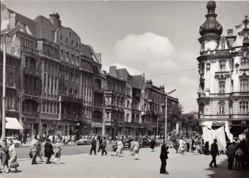 AK, Bydgoszcz, Bromberg, Aleja 1. Maja, Str. des 1. Mai, 1965