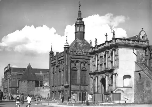 AK, Gdansk, Danzig, Fragment zabytkowego Gdanska, Teilansicht, um 1965