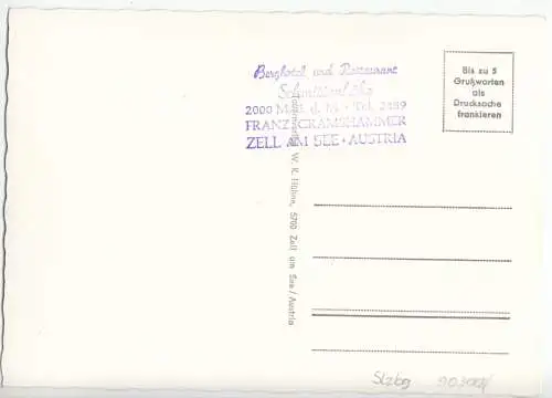 AK, Zell am See, Salzburg, Berghotel Schmittenhöhe, Gastraum, um 1965