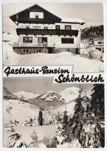 AK, Rußbach a. Paß Gschütt, Gasthaus - Pension Schönblick, um 1965