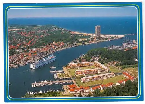 AK, Ostseeheilbad Travemünde, Luftbildansicht, um 1998