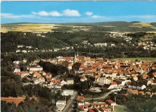 AK, Bad Neustadt Saale, Luftbildansicht, um 1980