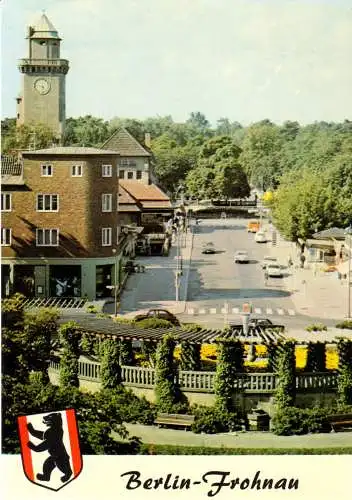 AK, Berlin Frohnau, Partie am Zeltinger Platz, um 1968