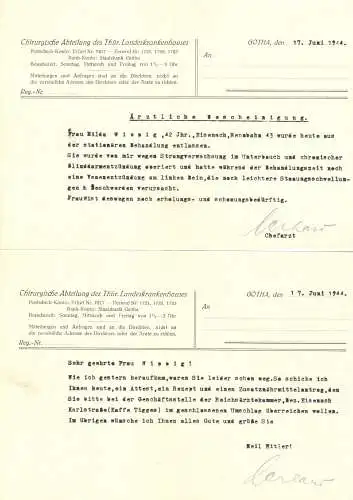 Ortsbrief, Michel-Nr. 782 MeF (3), o Eisenach, 18.6.44