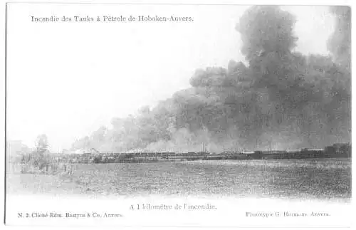 AK, Hoboken - Anvers, Antwerpen, OT Hoboken, Industrieunfall, Version 3, um 1900