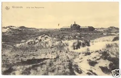 AK, Westende, Villa des Marcunvins, 1915