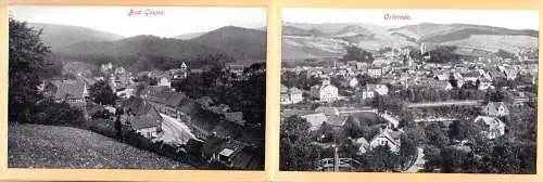 Bild-Leporello im AK-Format, 36 Abb. Quer durch den Harz, um 1930