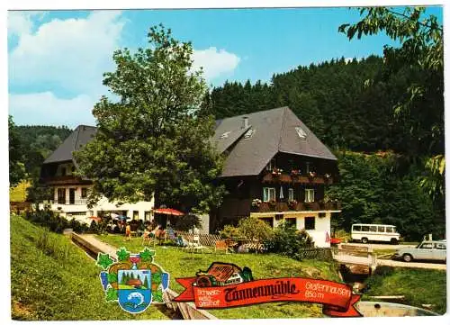 AK, Grafenhausen Schwarzwald, Schwarzwaldgasthof Tannenmühle, um 1978