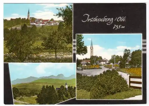 AK, Irschenberg Obb., drei Abb., Fotokarte, coloriert, um 1970