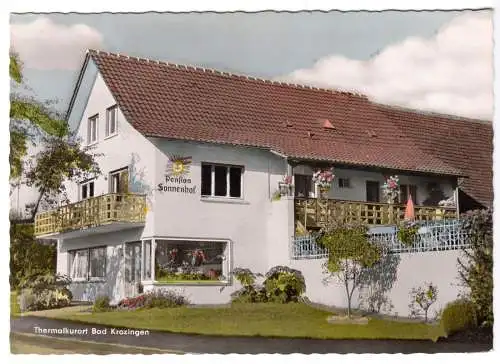 AK, Bad Krozingen, Pension Sonnenhof, 1963