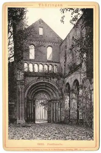 Kabinettfoto, Paulinzelle, Kloster, 1892
