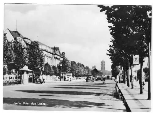 AK, Berlin Mitte, Unter den Linden, 1961