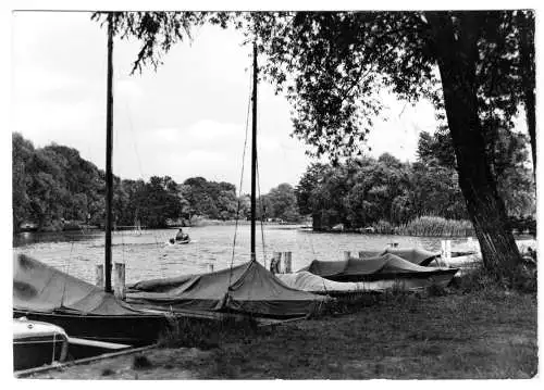 AK, Friedrichsbauhof b. Prieros, Partie am Restaurant "Zum Wasserfreund", 1971