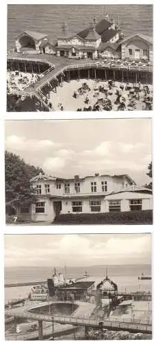 11 kleine Fotos, Insel Rügen, 1969, Format:  10,3 x 7,5 cm