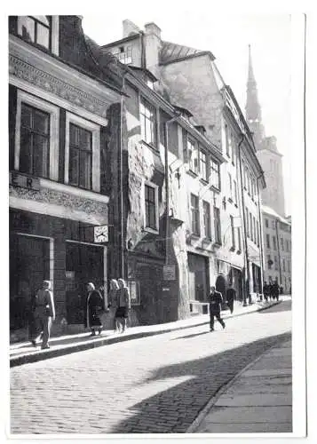 AK, Reval, Tallin, Estland, Straßenpartie in der Innenstadt, um 1958