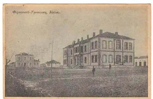 AK, Ferizaj-Urosevac, Kosovo, Gebäude, 1944