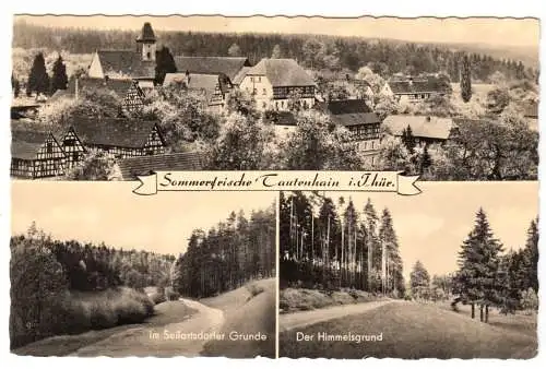 AK, Tautenhain Thür., drei Abb., 1959