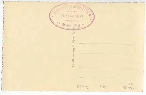 AK, Ebbs, Tirol, Alpengasthof Veitenhof, Kaisertal, um 1930