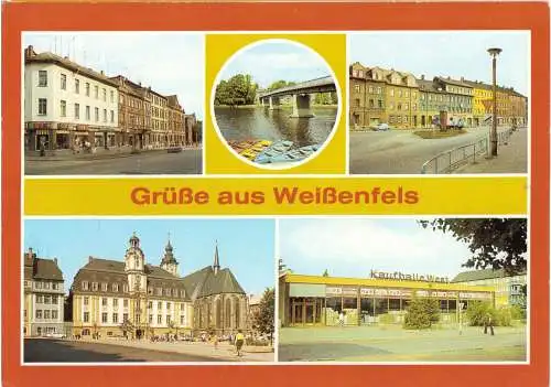 AK, Weißenfels, fünf Abb., 1985