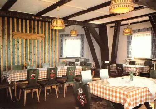 AK, Banzkow Kr. Schwerin, Gaststätte "Lewitzmühle", Gastraum 1. Etage, 1986