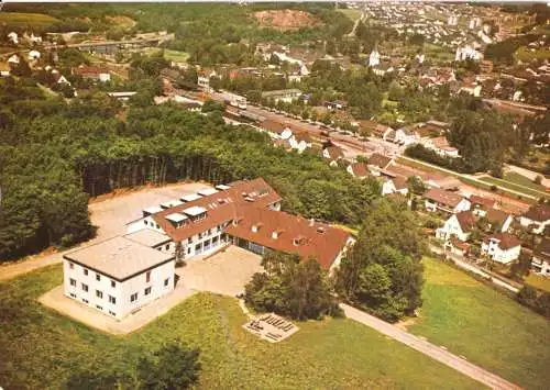 AK, Wiehl im Oberbergischen, Jugendherberge Wiehl, Luftbildansicht, um 1978