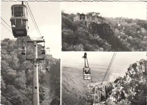 Posten von 9 AK, Thale Harz, Personenschwebebahn, 1970er
