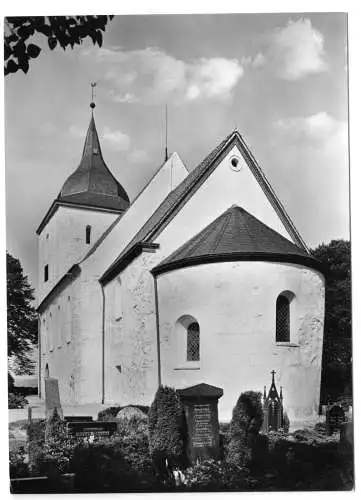 AK, Bosau in Holstein, Petri-Kirche, um 1970