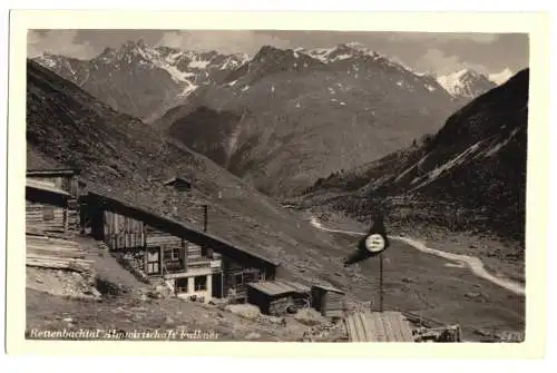 AK, Rettenbachtal Oberösterreich, Almwirtschaft Falkner, um 1940