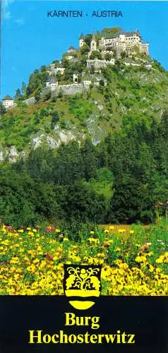 tour. Prospekt, Burg Hochosterwitz, Launsdorf, Kärnten, um 2000