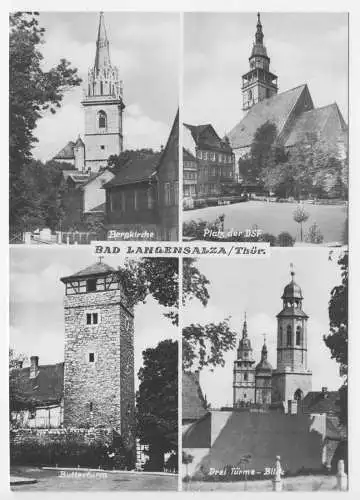 AK, Bad Langensalza Thür., vier Abb., 1969