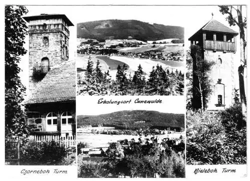 AK, Cunewalde Kr. Löbau, vier Abb., um 1970