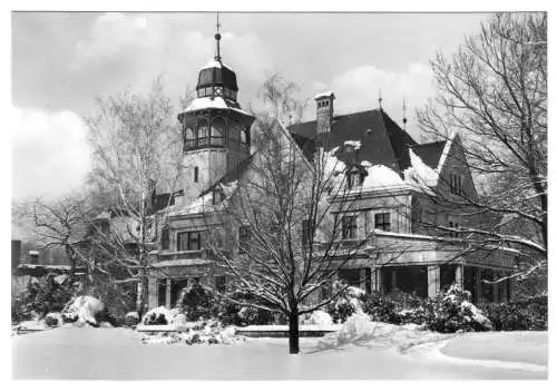 AK, Wernigerode Harz, FDGB-Erholungsheim "Georgij Dimitroff", Winterans., 1973