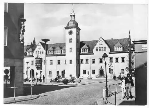 AK, Freiberg i. Sa., Rathaus am Obermarkt, 1969