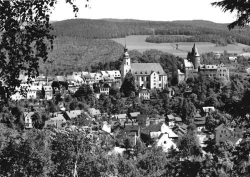AK, Schwarzenberg Erzgeb., Teilansicht, 1970