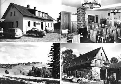 AK, Landwüst Vogtl., u.a. LPG-Gaststätte, 1976