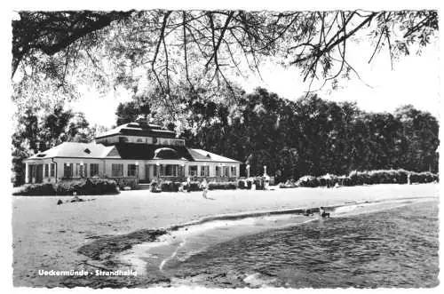 AK, Ueckermünde, Strandhalle, 1958